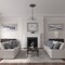 Ekena Millwork Bordeaux Deluxe Ceiling Medallion (Canopies up to 4"), 23 5/8"OD x 3"ID x 2"P, Cloud Burst Crackle CM23BOCBC - alternate 4